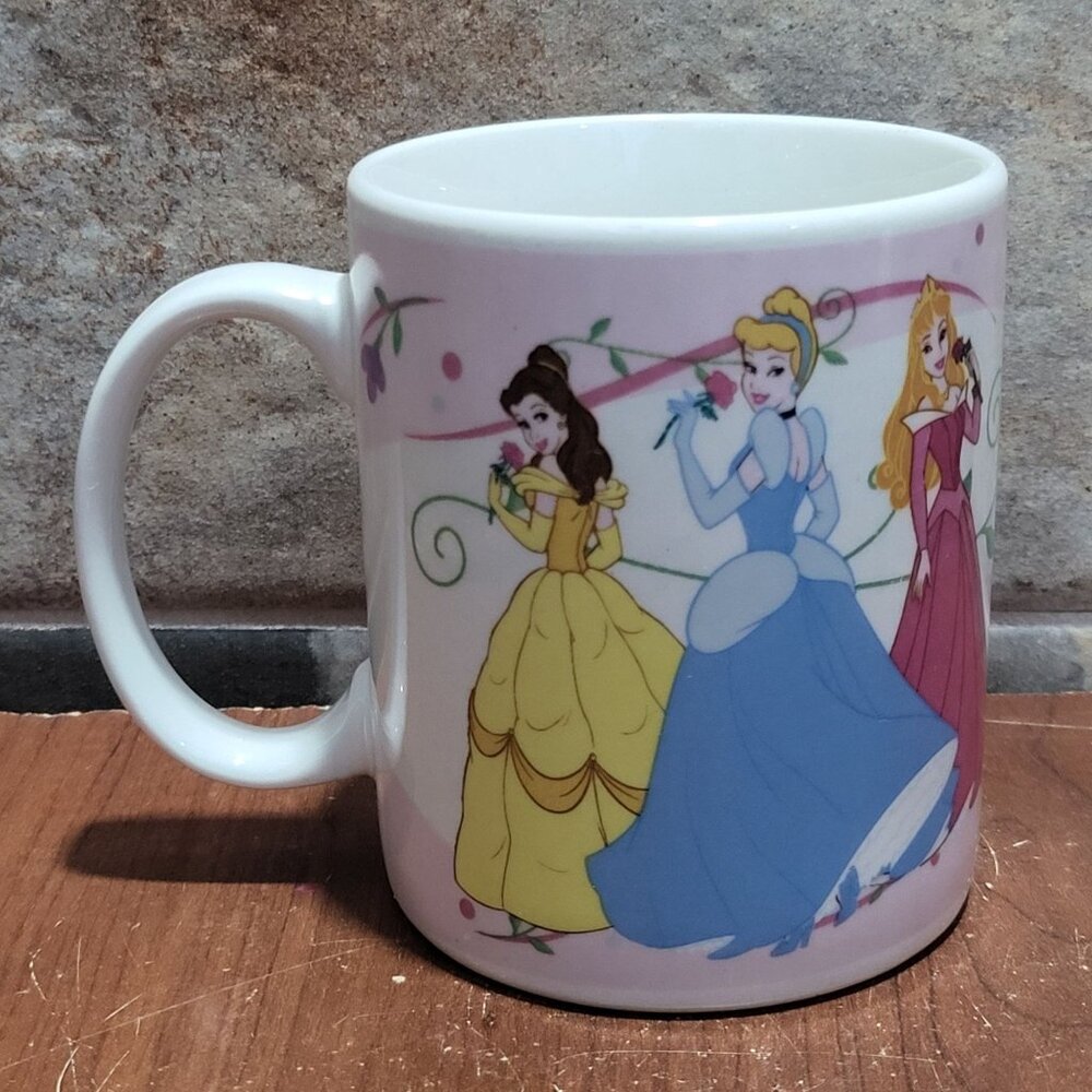 Disney Princess Cinderella Aurora Belle Ceramic Coffee Mug by Gibson